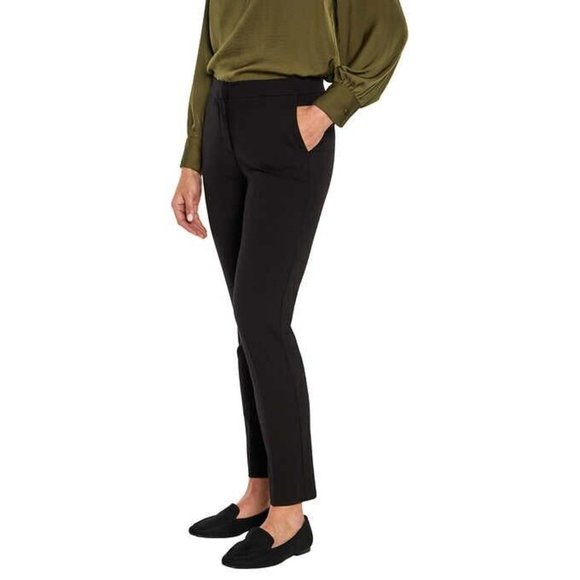 NWT Banana Republic Women's Ponte Stretch Pants Black Size 14 $80 11HL141 - Picture 4 of 4